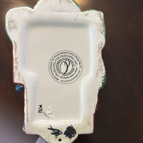 2005 Thomas Kinkade Cottage House Ceramic/Porcelain Teapot with Lid - Picture 5 of 6